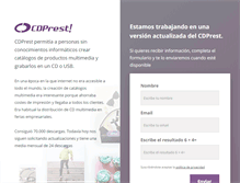 Tablet Screenshot of cdprest.com